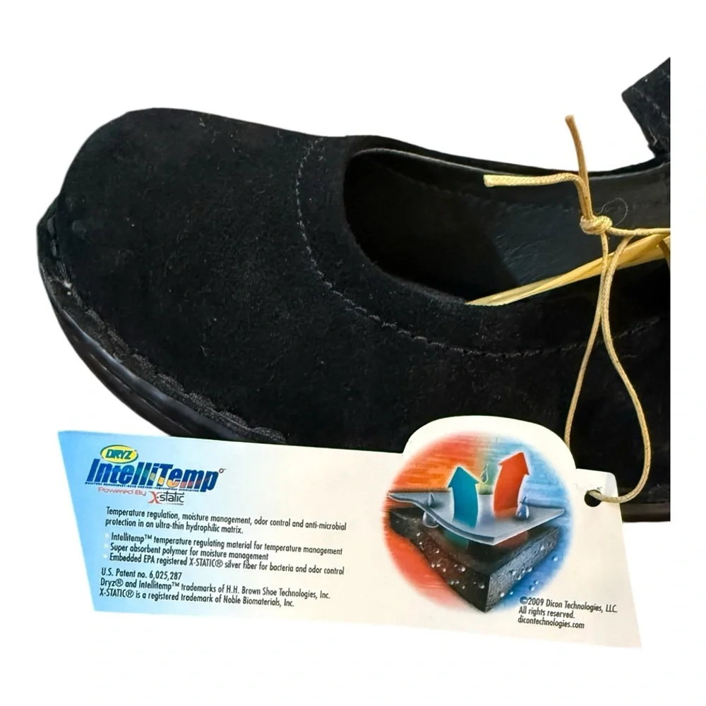 Børn Black Suede Mary Jane Women’s Size 9 - Picture 11 of 13